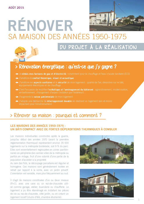 Rénover sa maison 1950-75