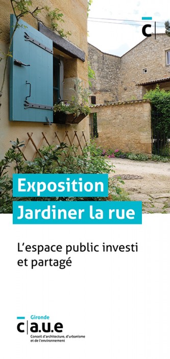 Plaquette exposition Jardiner la rue