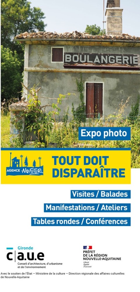 Plaquette exposition Tout Doit Disparaître